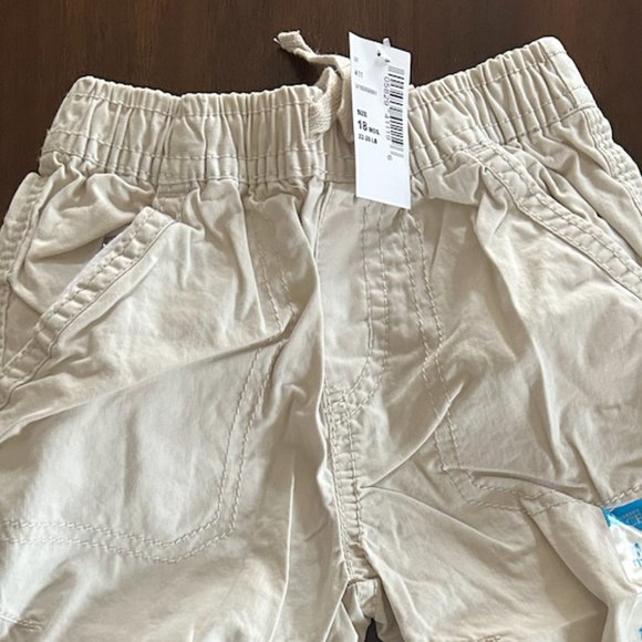 18m BOYS Khaki Pants/Roll-up Shorts, NEW, THE CHILDREN'S PLACE - Picture 2 of 4